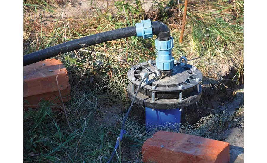 pitless adapter tank