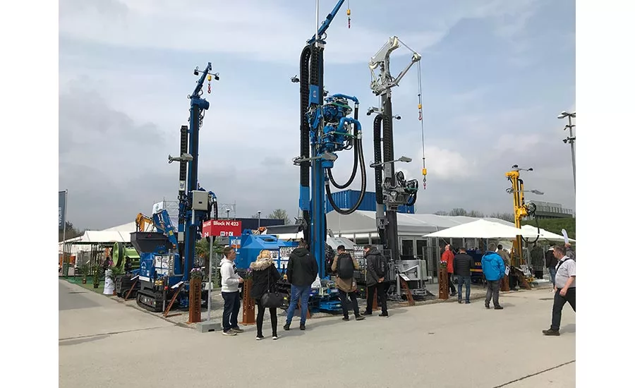 Drilling rigs on display at Bauma 2019