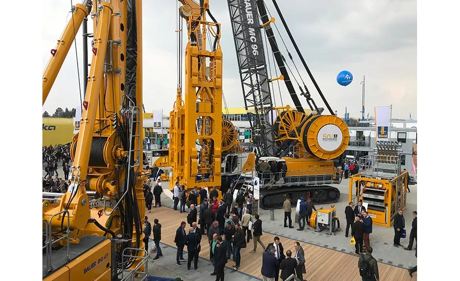 Bauer's display at Bauma 2019