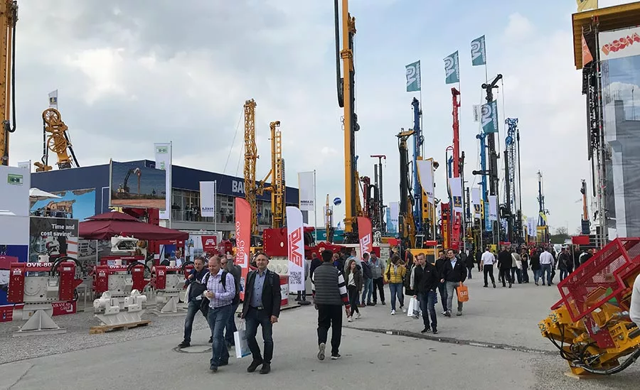 Bauma outdoor exhibit area