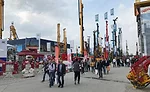 Bauma outdoor exhibit area