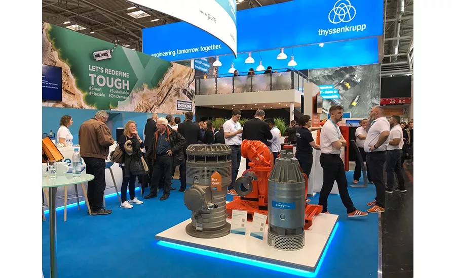 Xylem booth at Bauma 2019