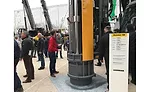 Liebherr H6 hydraulic hammer on display at Bauma 2019
