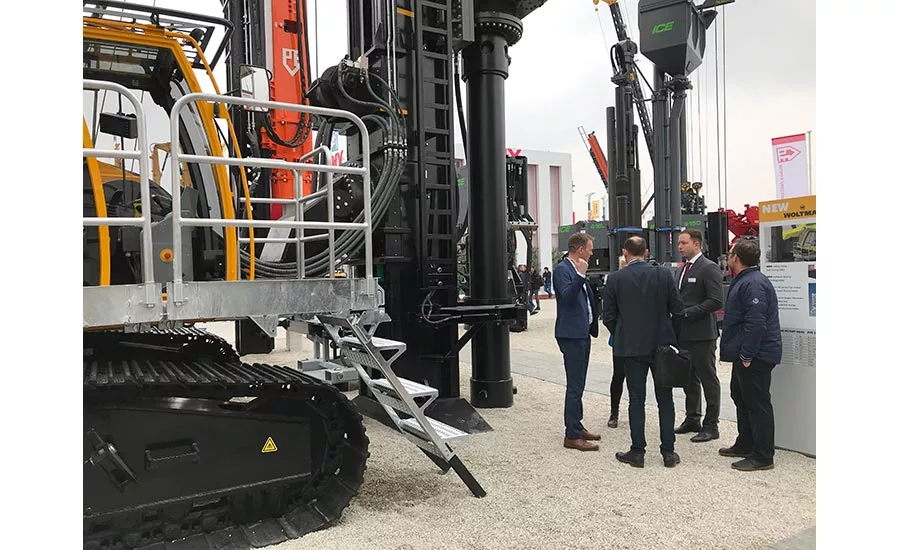foundation drilling rigs on display at Bauma 2019