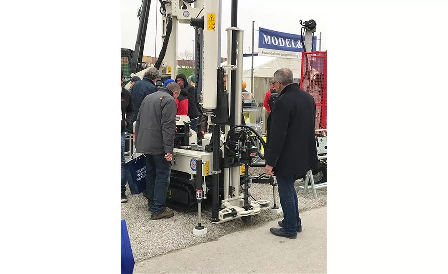 SPT rig on display at Bauma 2019