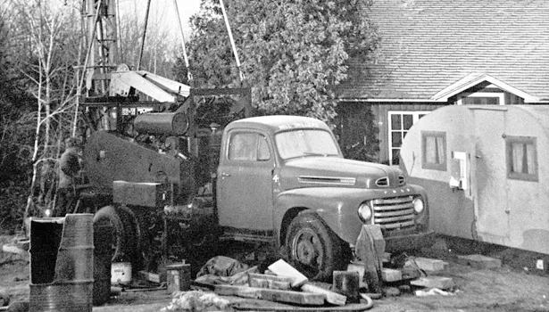 The company's slogan is "Our business is going in the hole." Source: Jeff Tasker