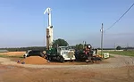 Weldon Drilling onsite in Aliceville Alabama