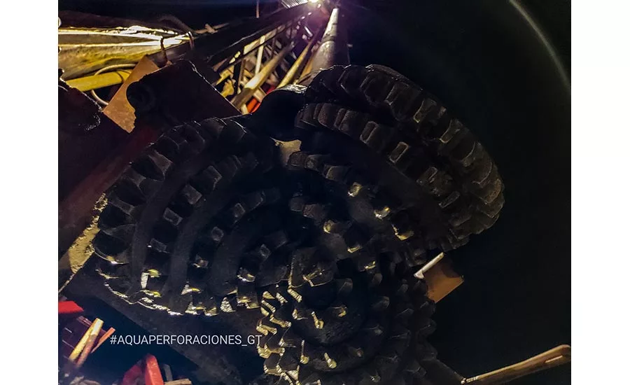 Gefco 30K drilling rig on water well project