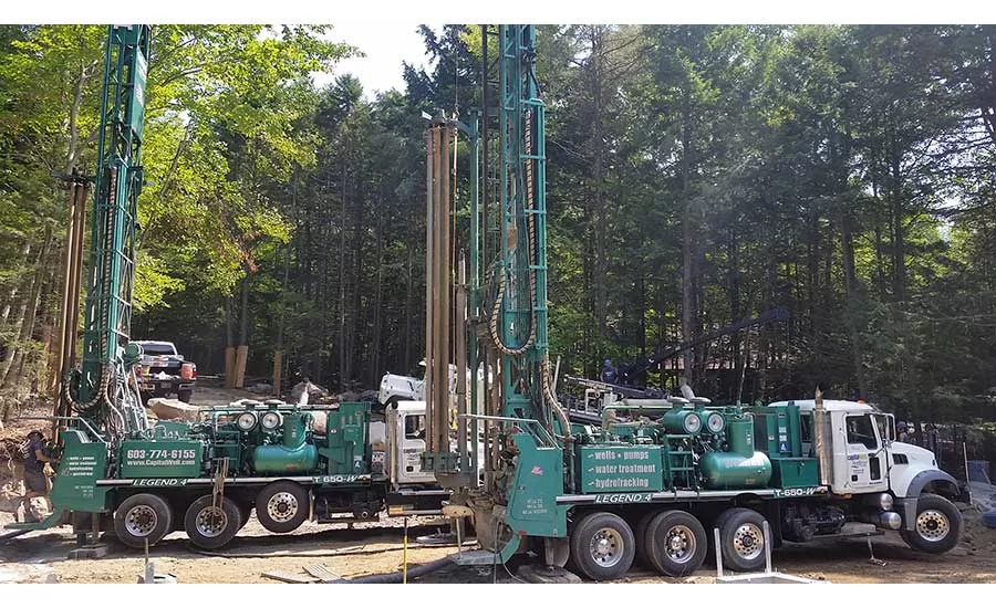 residential well in Sunapee, N.H.