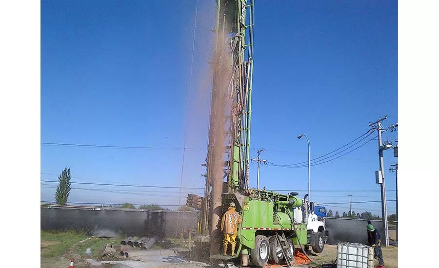 drilling in Talca VII region of Chile