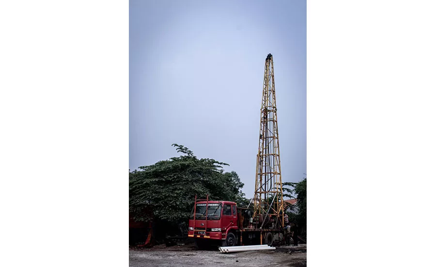 Supra Indodrill crew in West Java