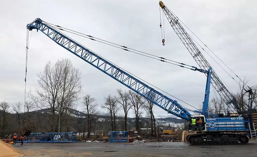 SC-120 Soilmec crane