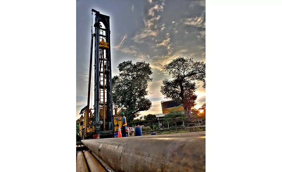 Atlas Copco TH60 on a jobsite in Guatemala