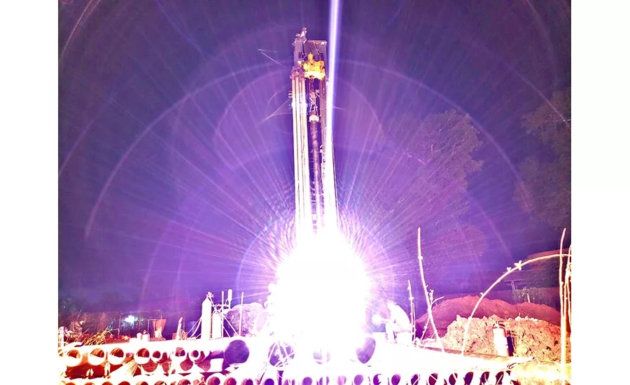 casing a hole in Guatemala