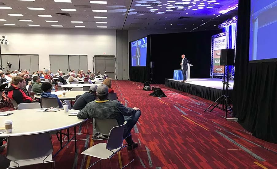keynote session at 2018 Groundwater Week