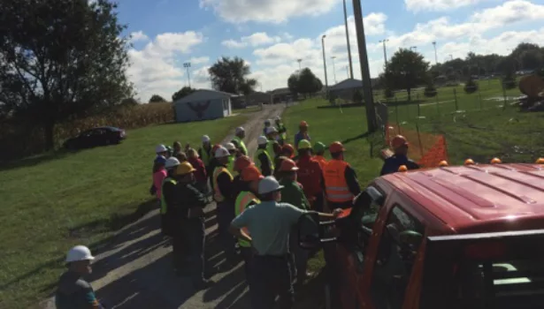 Sanitarians geothermal drilling loop installation
