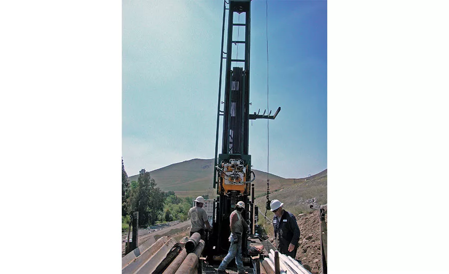 testing soil stability at Success Dam