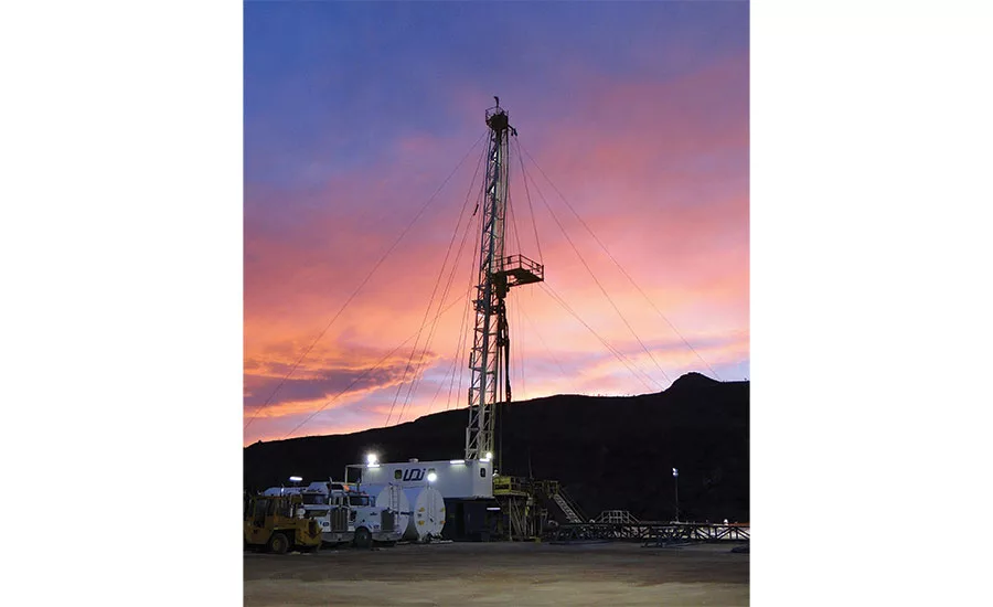 data-gathering well at Pahute Mesa