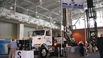 Simco had one of many large rigs at the Expo.