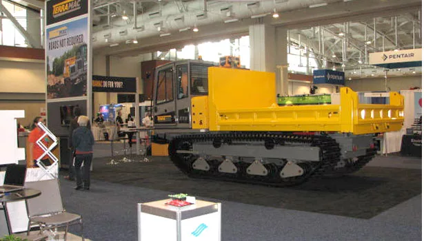 Terramac showed off the company's track carrier.