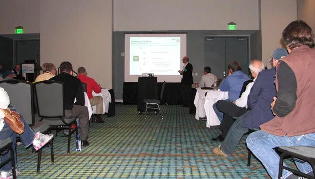 Bill Merkel of Nidec presents a class on pump optimization.