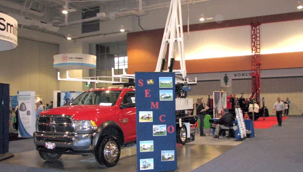 Semco's booth wasn't far from the booth for National Driller. 