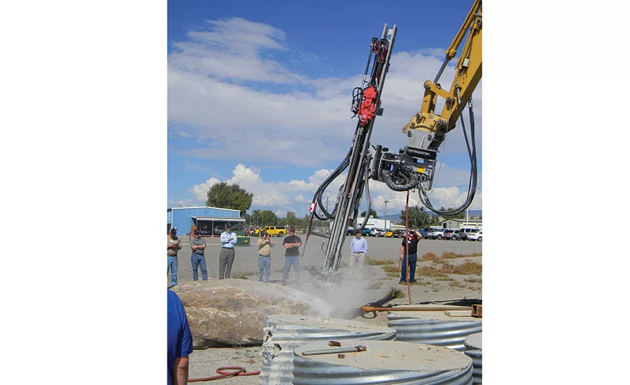 demo of HEM360 excavator