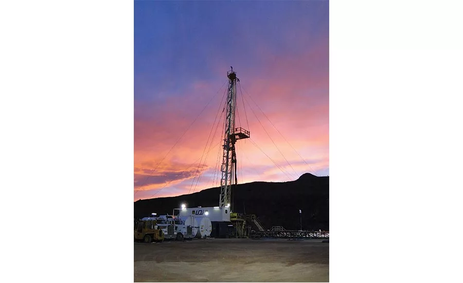 installing a characterization well in Nevada