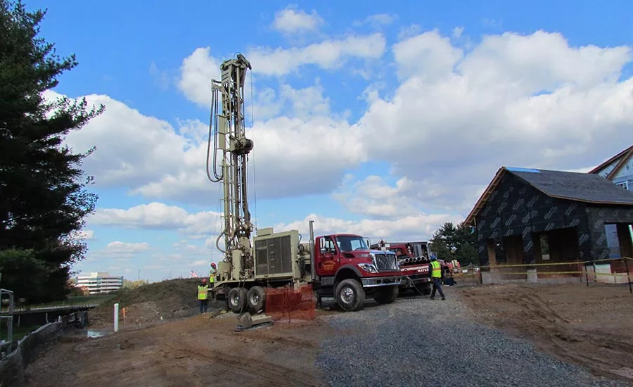 installing geothermal system