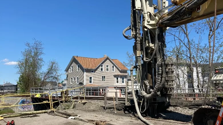 installing micropiles