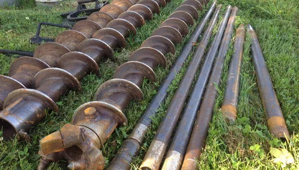 casings and auger flights