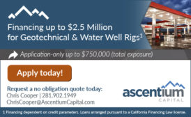 FINANCING FOR NEW & USED GEOTECHNICAL & WATER WELL RIGS