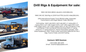 DRILL RIGS & EQUIPMENT FOR SALE