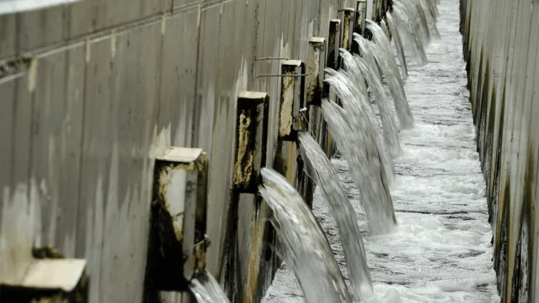 An image of a wastewater treatment plant