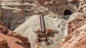 Abandoned Dirty Devil Uranium Mine in Utah