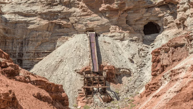 Abandoned Dirty Devil Uranium Mine in Utah