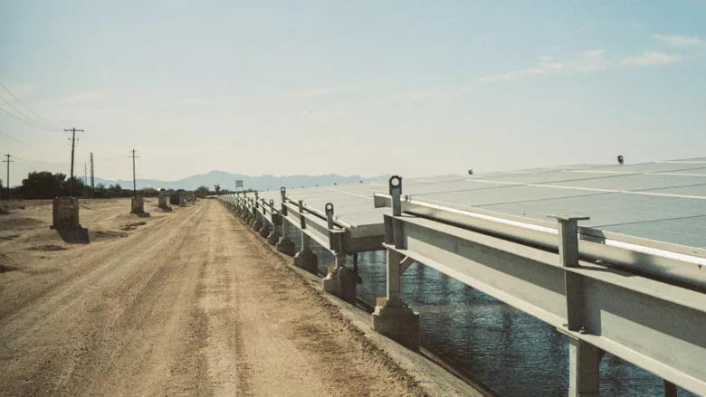 The Gila River Indian Community in Arizona has lined 3,000 feet of their canals with solar panels.