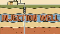 Injection Well cartoon A cartoonish image of an injection well