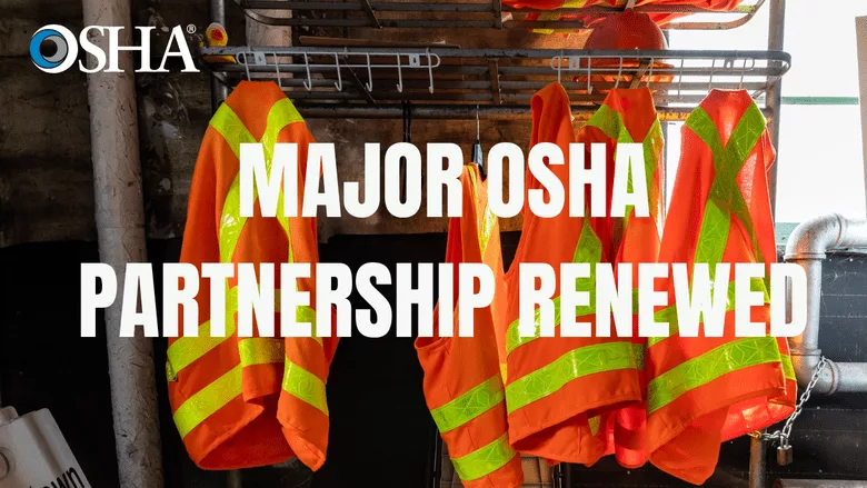 OSHA logo and safety