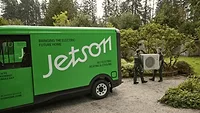 Jetson Heat Pump Heat pump truck delivering