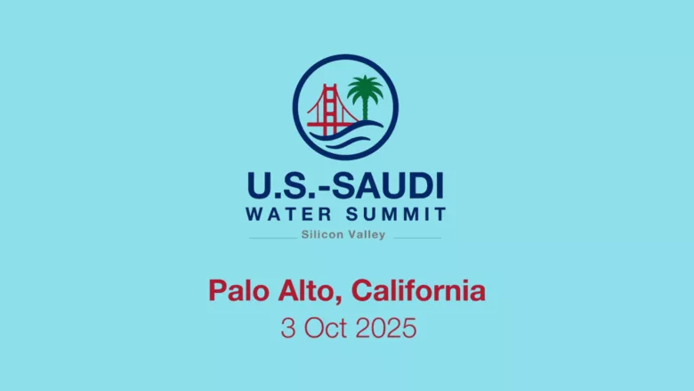 US Saudi water summit logo