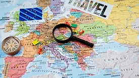 An image of the map of Europe