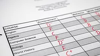 An image of a poorly graded report card