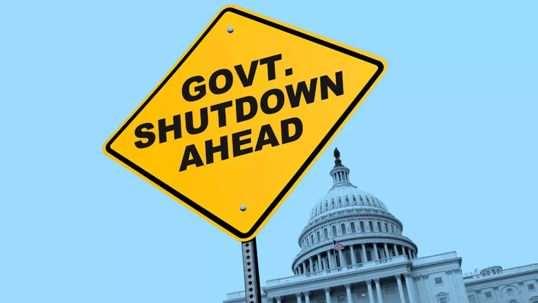 An image of a government shutdown sign.