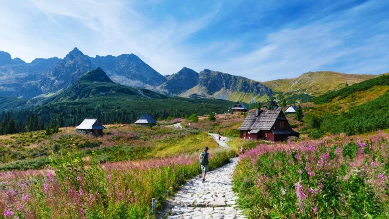 An image of the Polish mountains home to geothermal potential