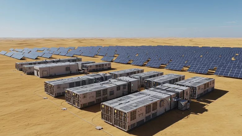 Solar Storage in a desert setting