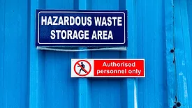 An image of an authorized personnel sign 