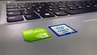 An image of the Nvidia logo on a PC