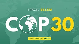 An image of the logo for COP30