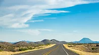 An image of a West Texas Road